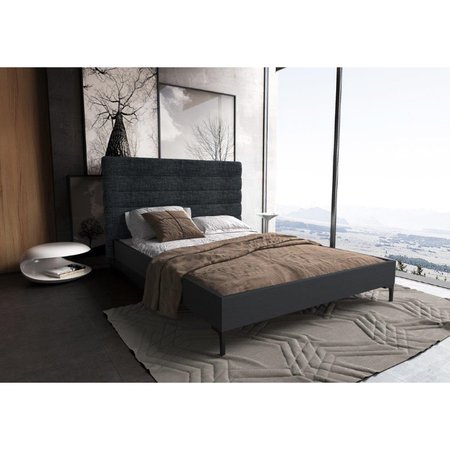 Manhattan Comfort Schwamm Full-Size Bed in Grey BD004-FL-GY